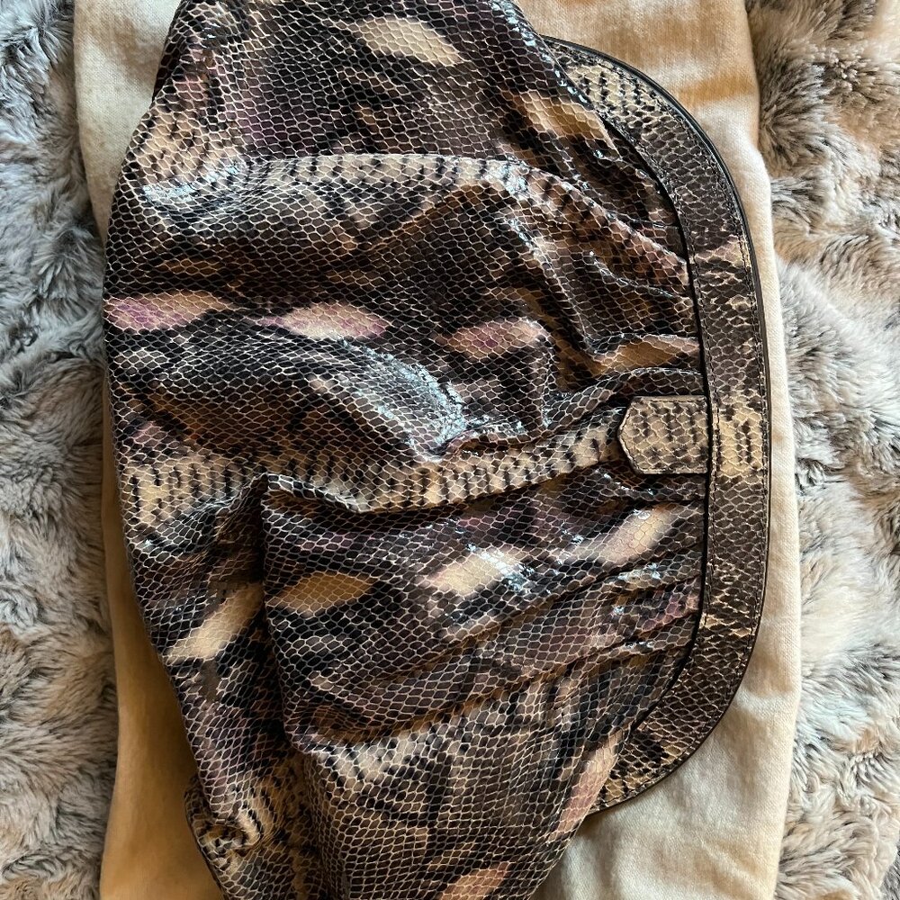 Clutch Purse by Lodis - Snakeskin Leather- perfect conditon with Dust bag
